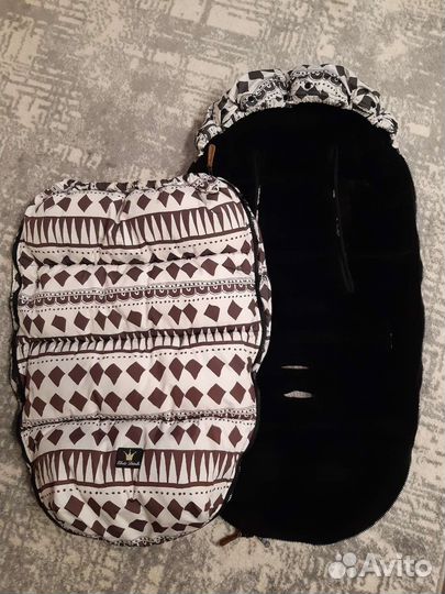 Зимний конверт в коляску elodie details