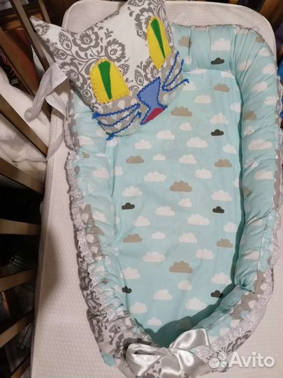 Ортопед.гипоаллергенный матрас, кокон-гнездышко