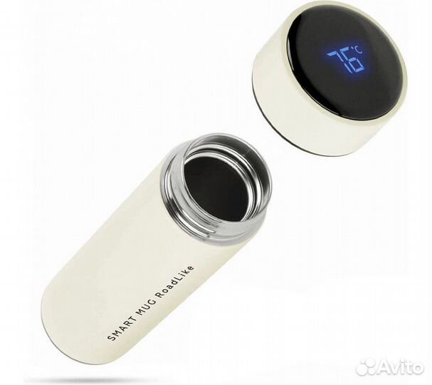 Термос с датчиком Roadlike Smart 500мл, белый