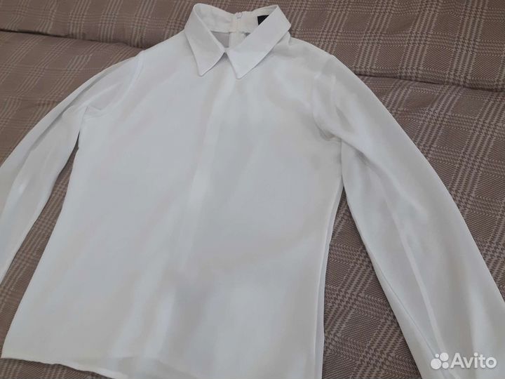 Рубашка белая школьная для девочки