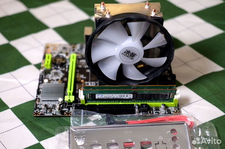 Комплект на Intel 10 ядер 20 потоков, 16GB озу