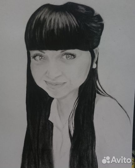 Портрет маслом на холсте по фото ручная работа