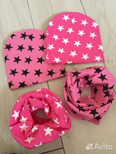 Комплект снуд и шапка 1-3г