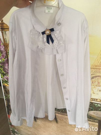 Блузка на девочку 128 134