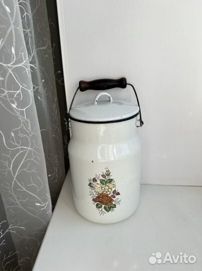 Бидон эмалированный СССР