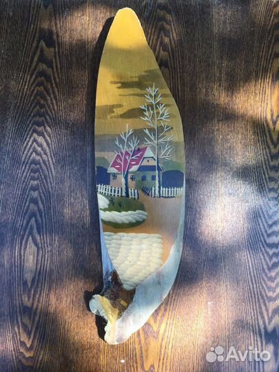 Картина на спиле дерева