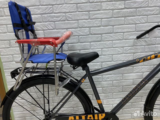 Сидение детское для велосипеда на багажник 862