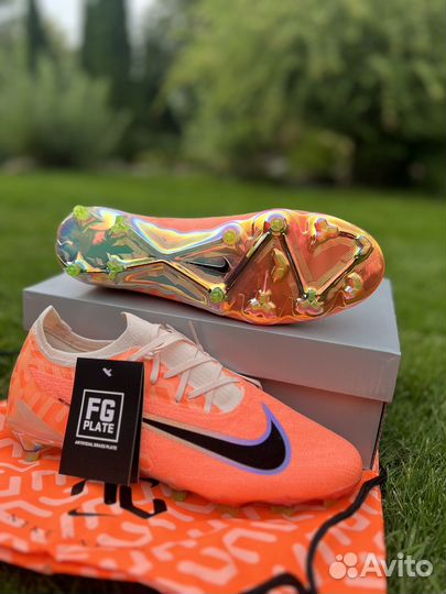 Бутсы nike phantom gx orange