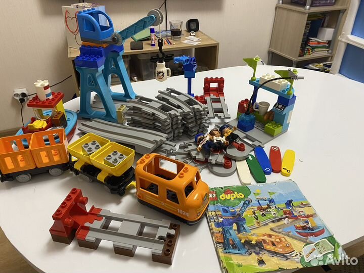 Lego duplo поезд 10875