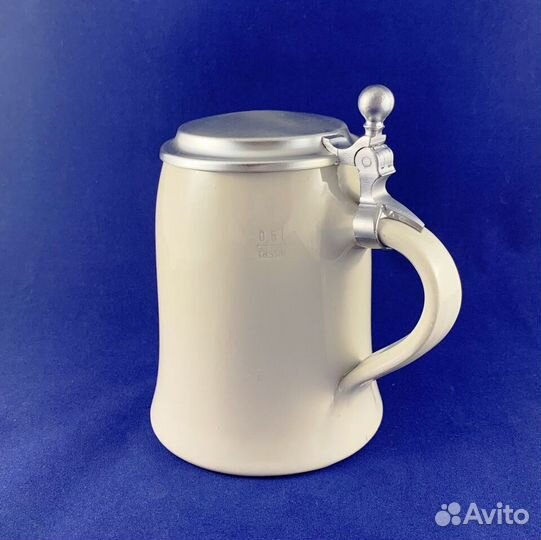 Немецкая пивная кружка с крышкой 1987 год