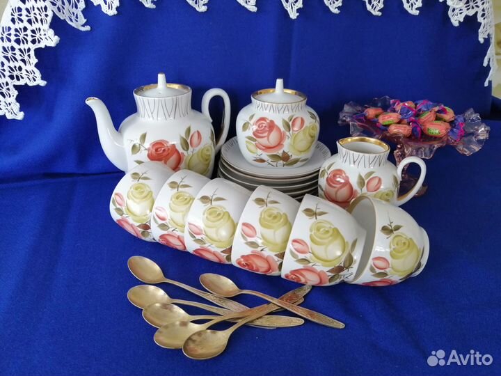 Чайный сервиз лфз Букет чайных роз