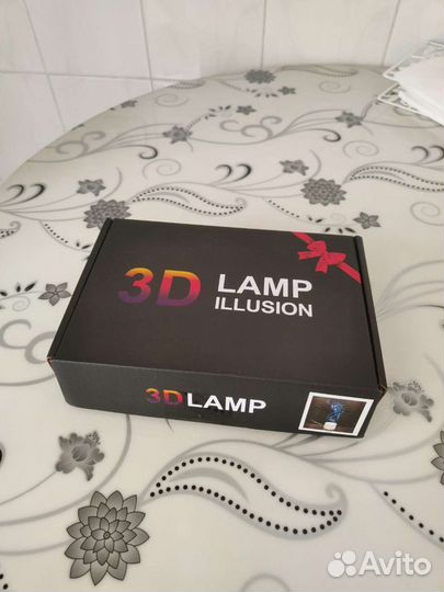 Ночник, лампа настольная 3Д