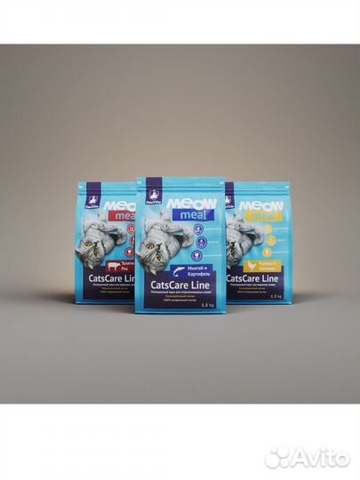 Беззерновой корм для кошек PawVille