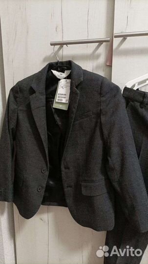 Пиджак брюки Н&М новый костюм 122 128 школа