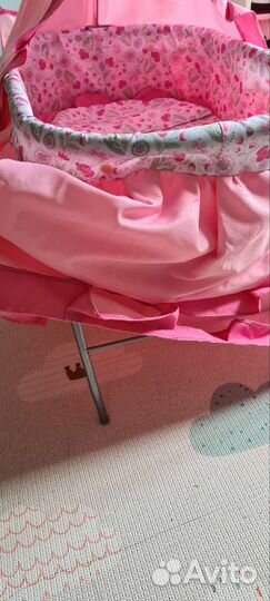 Кроватка люлька для кукол demi star