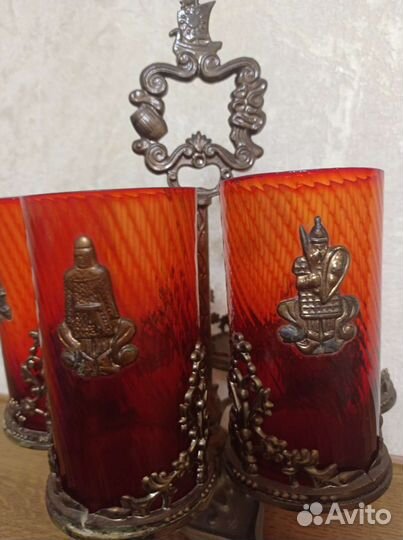 Набор стаканов на подставке, СССР