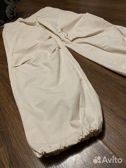 Штаны лёгкие женские бежевые 42