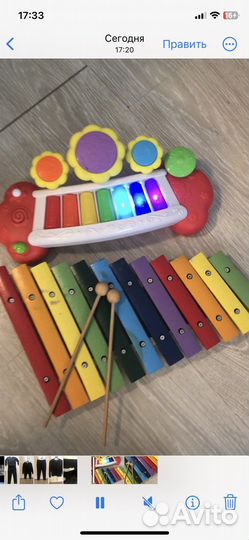 Детское музыкальное пианино