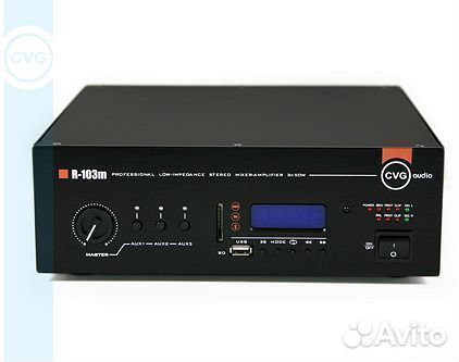 Профессиональный стерео усилитель cvgaudio R-103M
