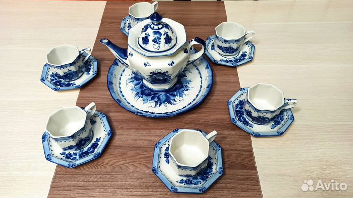 Чайный сервиз гжель