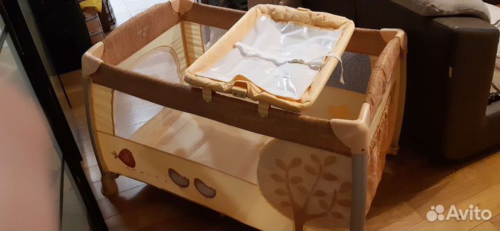 Манеж-кровать+ доп.матрас, привезу