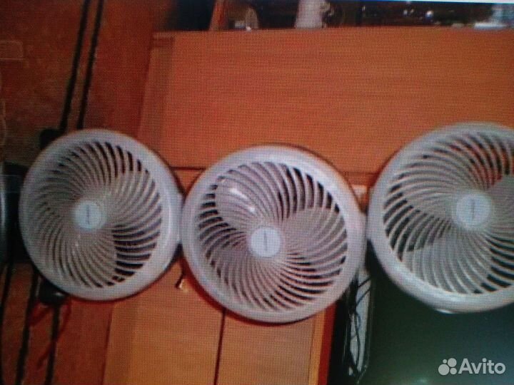 Вентилятор с подсветкой. Тройной