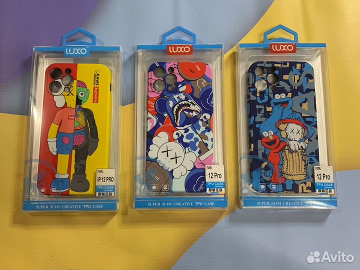 Чехол на iPhone 12 / 12pro / 12promax kaws