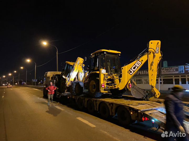 Аренда эксковатора погрузчика jcb с гидромолотом