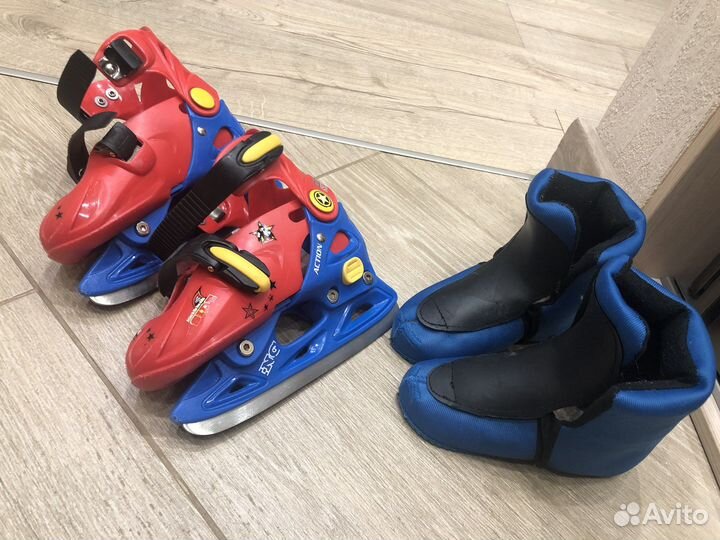 Коньки детские раздвижные 29 32