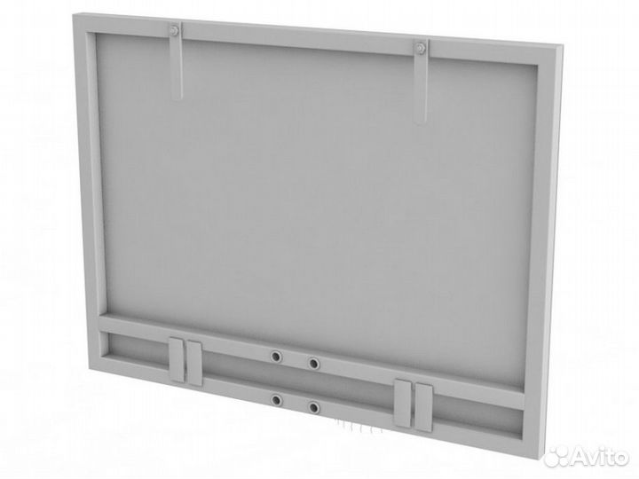 Щит баскетбольный антивандальный металлический тренировочный 120х90см Pioner A12384