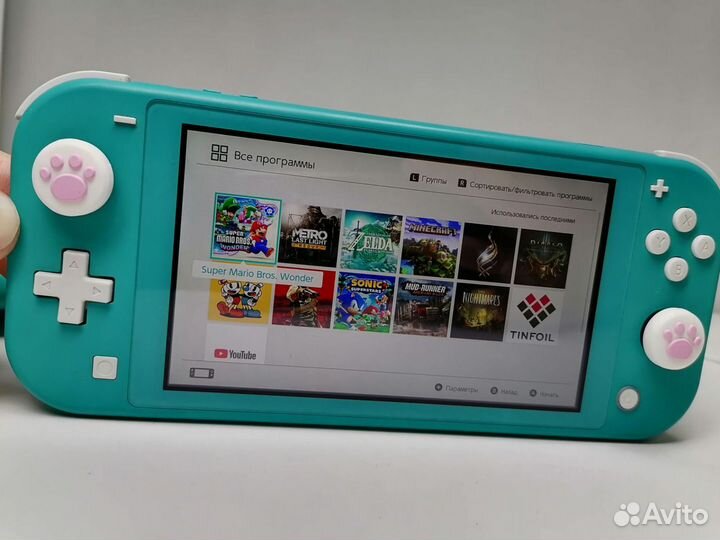 Nintendo Switch Lite Прошит 160gb+999игр