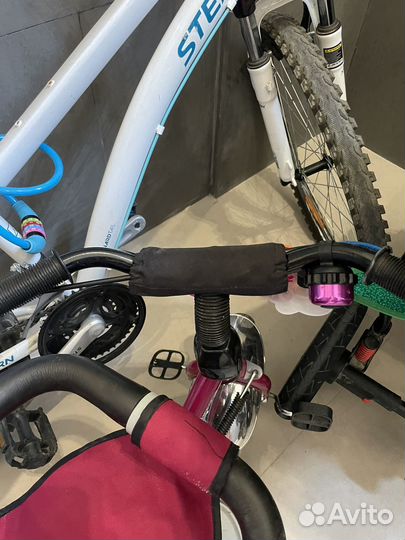 Трехколесный велосипед с родительской ручкой