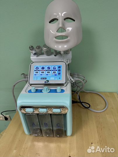 Аппарат гидропилинга H2O2 (7в1) 2 поколения мятный цвет в наличии