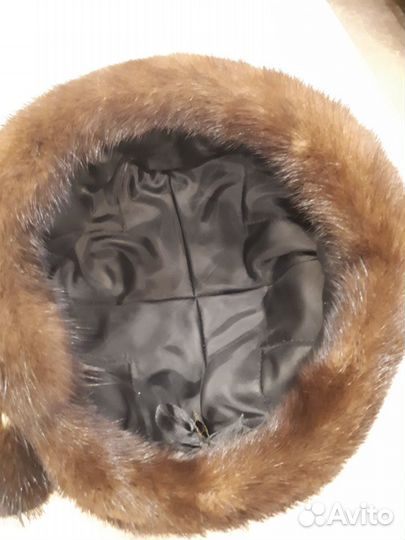 Шапка норковая женская