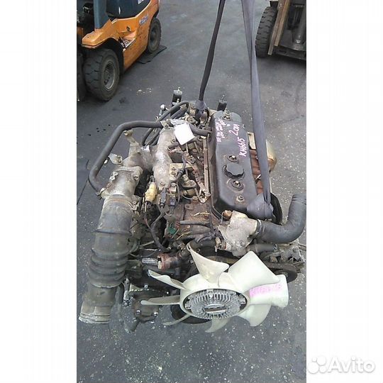 Двигатель двс с навесным isuzu ELF NKR63 4BE2 1989