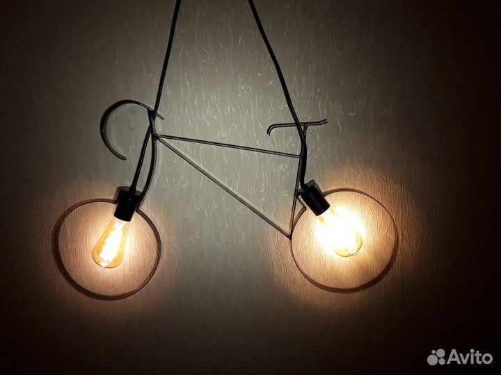 Бра, светильник, люстра велосипед