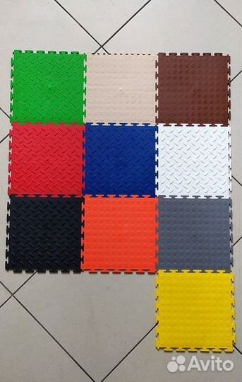 Плитка пвх для гаража