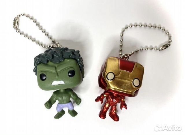 Брелоки Халк Железный человек Марвел DC новые