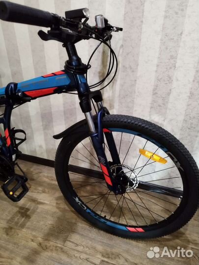 Новый горный велосипед, складной