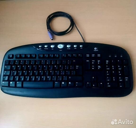 Клавиатура Logitech Keyboard Wired PS/2