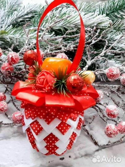 Новогодние шары ручной работы