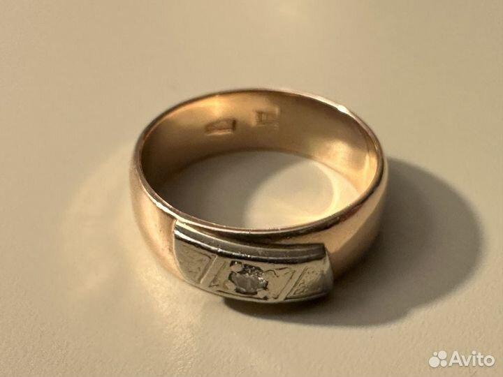 Золотое кольцо с бриллиантом, СССР