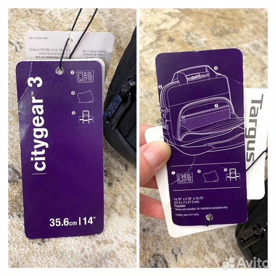 Сумка для ноутбука Targus новая