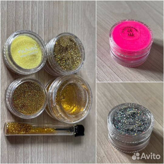 Блестки и декор для маникюра