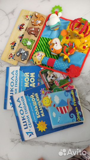 Игрушки и книжки для малышей 0+