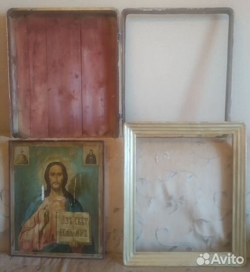 Иконы Киот Иисус Христос Именник Храмовые Большие