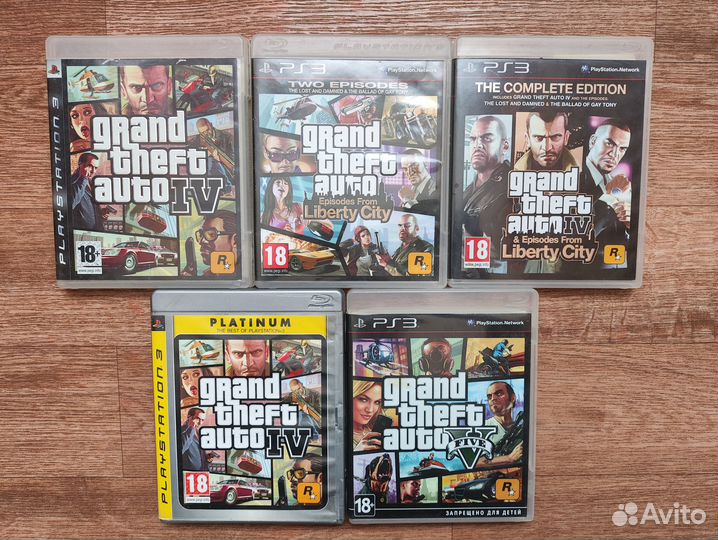 Продам Игры Серии GTA Для PS3