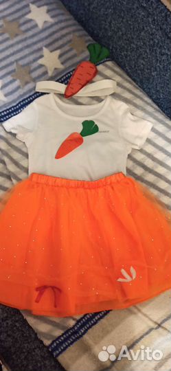 Костюм морковки для девочки