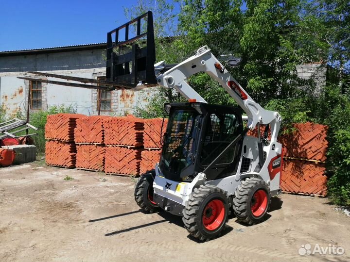 Bobcat,бобкет,бобкат,бур,мини-экскаватор,вилыЩётка