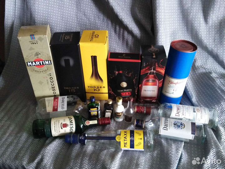 Коробки и бутылки